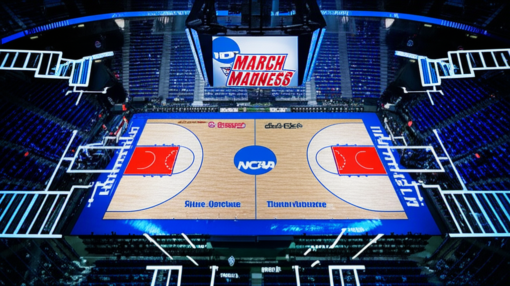 AI sports betting model March Madness 2026 NCAA tournament predictions Donnie Dimes